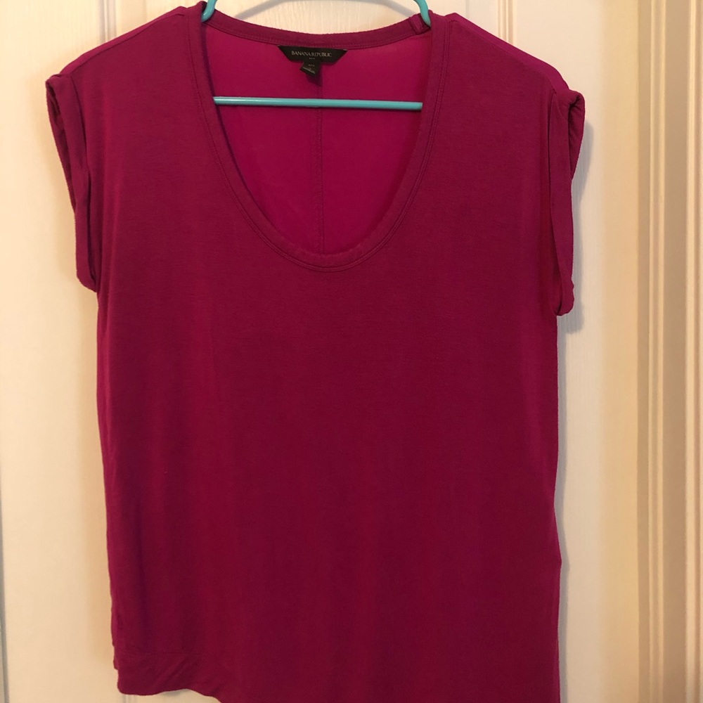 Banana Republic Pink Casual Blouse